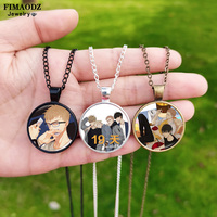 2022 Old Xian 19 Days Necklace for Men Women Fans Collection Zhan Zheng Xi He Tian Mo Guan Figure Manga Necklaces Jewelry Gift