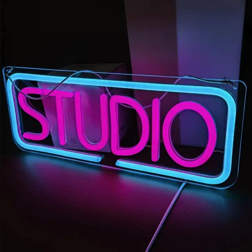 Custom Music LED Neon Letters Neon Sign,Home Decor,Music Studio,Bar Sign,Beer Bar,Custom Studio Neon Sign