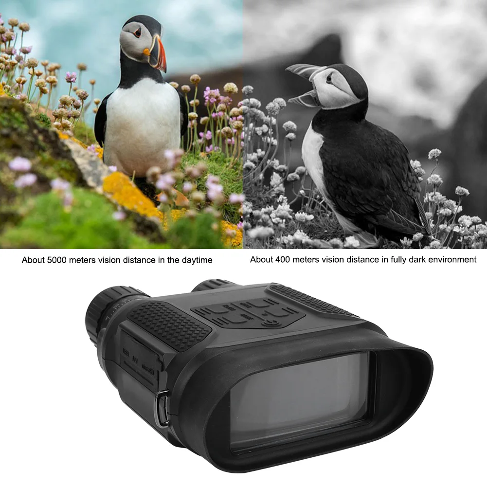 Handheld Binoculars Outdoor Handheld HD Night Vision Binoculars Telescope Multifunctional Camera Video Recorder