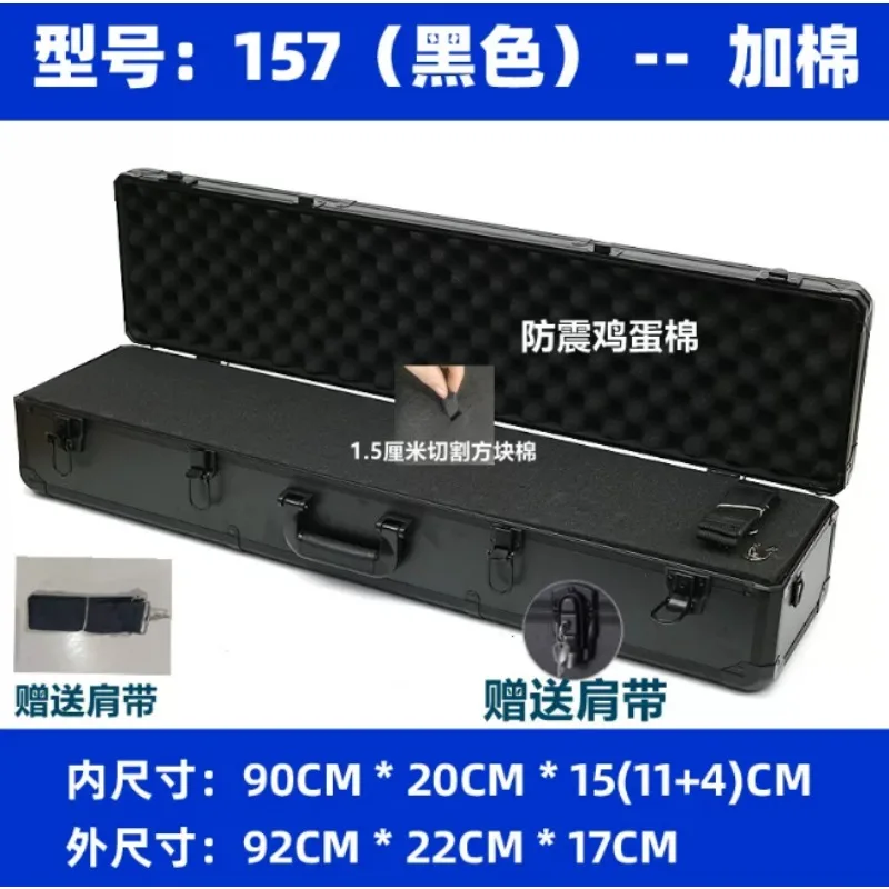 Aluminum Equipment Tool Box with Handle, Multi-functional Sample Display Case