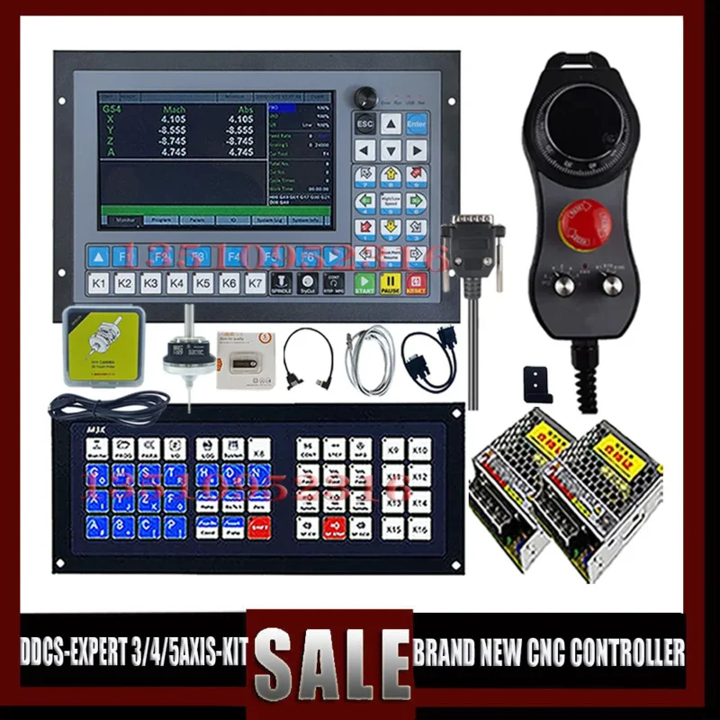 The Updated DDCS-EXPERT/M350 3/4/5 Axis Offline Controller Kit Is Used For CNC Machining And Engraving, Replacing DDCSV3.1