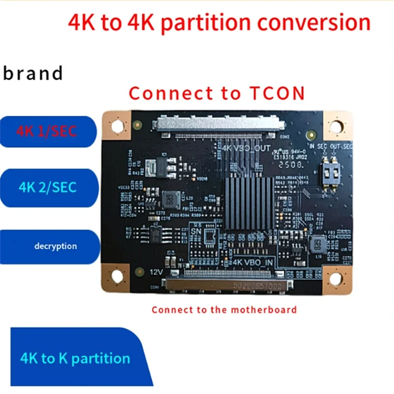 A44F-4K To 4K Partition Conversion Board Without Limit Size