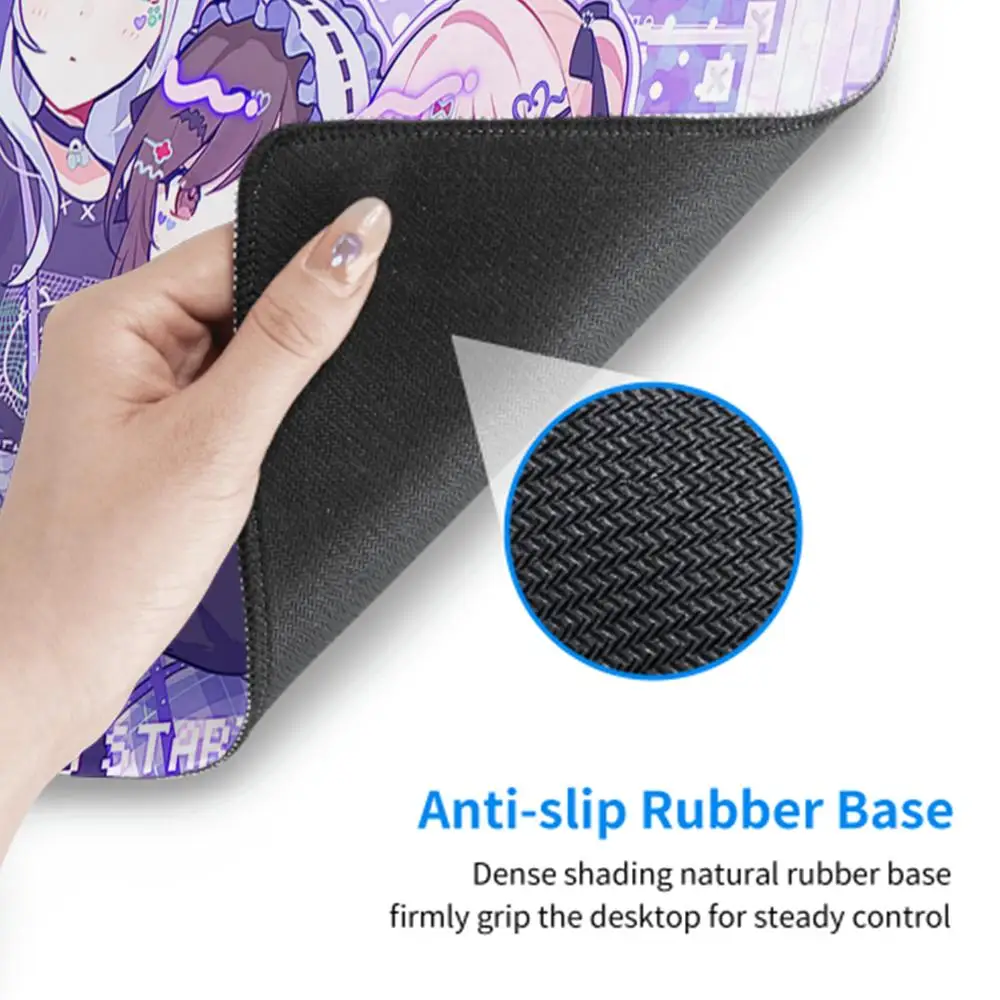 PJSK Project Sekai سلك نوم ملون للمسرح عند 25:00 XXL لوحة ماوس كبيرة للكمبيوتر المحمول لوحة مفاتيح غير قابلة للانزلاق حصيرة مكتبية لوحة ماوس