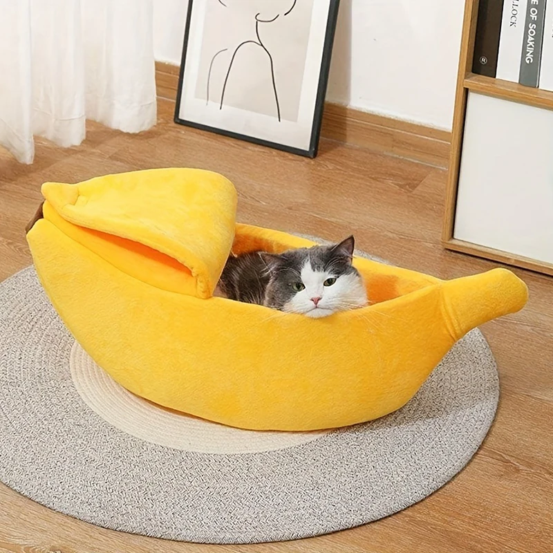 

Cats Beds Warm Accessories Fluffy Bed Cartoon Puppy for Winter Pet Supplies Plush Goods Houses All Dog Cushions House Accessory