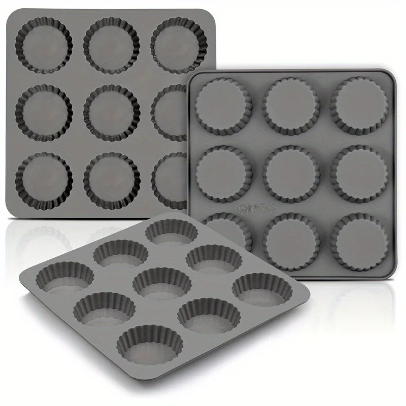 Peanut Butter and Chocolate Cup Silicone Mold,Chocolate Almond Peanut Butter Cup Mini Baking Mold for DIY Cake Decorating Tool