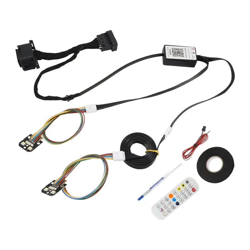 RGBW For BMW X3 Pre LCI G01 X4 G02 X3M F97 Pre 2018-2021 RGB Multicolor LED Boards DRL Module Daytime Running Light System-A68E