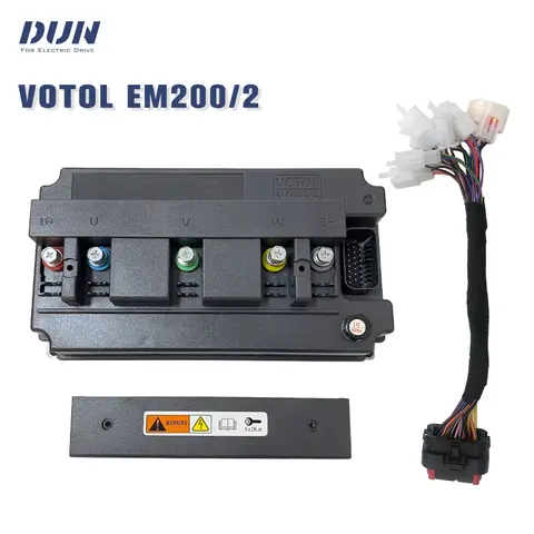 Powerful PMSM Motor Controller VOTOL EM200/2 V2 Version Phase 550A with Hall Sensor for Electric Vehicle