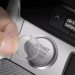 For Audi A6L C8 A4L A3L A5 8W6 A7 4K Q3 8U F3 Q5 8R Q7 4M A8L Q8 A7L A6 C8 Car One-click Start Protective Film Button Stickers