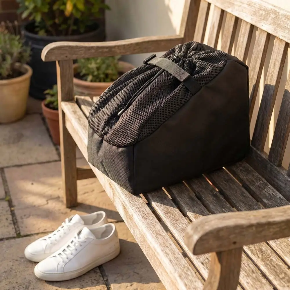 Large Capacity Ice Skate Bag Storage Bag Waterproof Roller Skates Bag Adjustable Strap Handbag Skating Shoes Bag Outdoor Sports