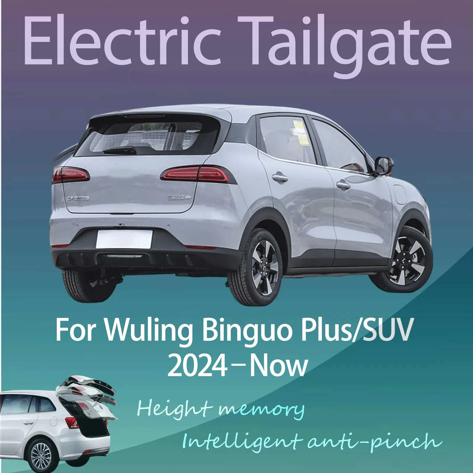 

For Wuling Binguo Plus/SUV 2024-Now Electric Modified Tailgate Intelligent Height Automatic Lifting Key-Controlled