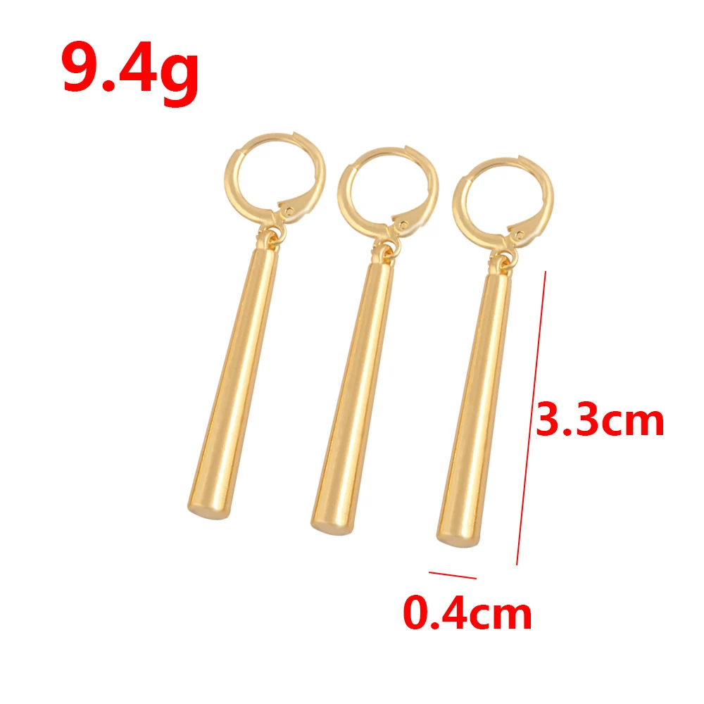 أنيمي الذهبي قلادة الأقراط رورونوا زورو تأثيري الأذن كليب للنساء الرجال المجوهرات