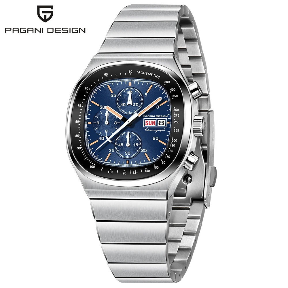 PAGANI DESIGN PD-1819 Herren Chronograph Uhr Japan Miyota OS000 Uhrwerk Saphirglas Edelstahl Sport Quarzuhren