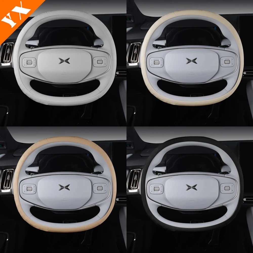 

For xpeng g6 xiaopeng g6 2024 2025 2026 accessories Ultra Thin Car Steering Wheel Cover,Steering Wheel Anti-slip Decor Protect