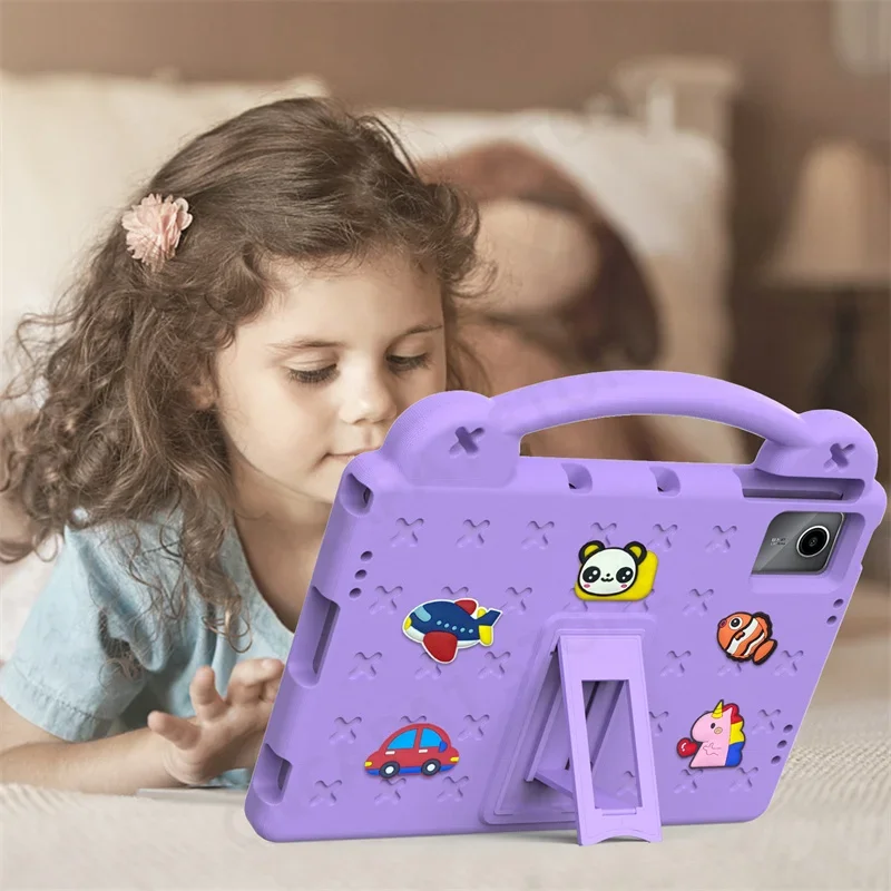 Funda de espuma EVA para Doogee T30 Pro, carcasa portátil de seguridad con soporte trasero para Tablet PC de 11 pulgadas para niños