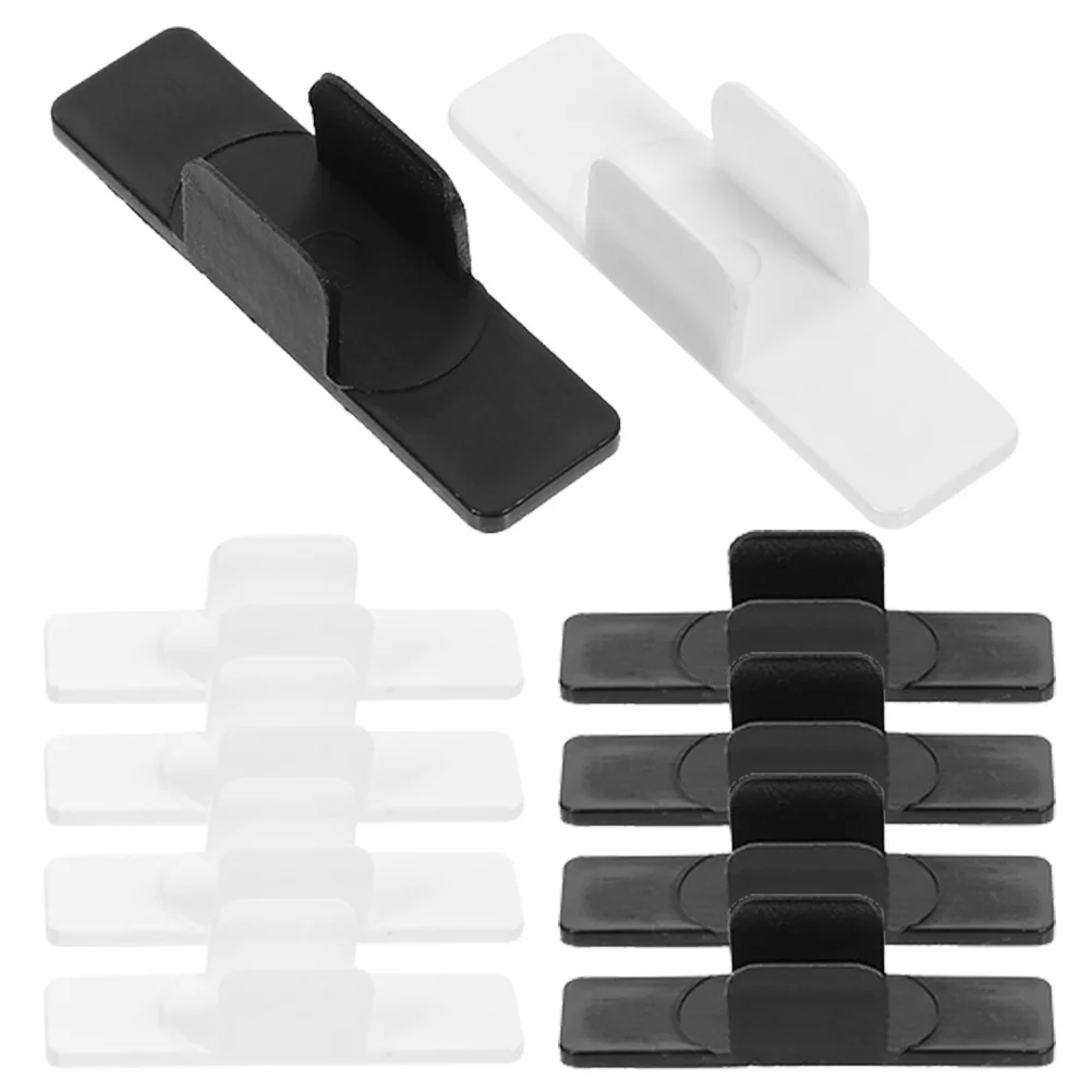 Portapenne da 10 pezzi Design autoadesivo per lavagna Lavagna Bacheca Materiale ABS portatile