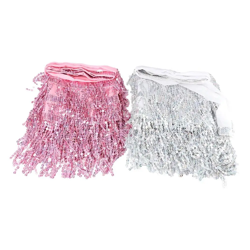 

Indian Dance Sequins Chiffon For Girl Tassel Belly Dance Costumes Belly Dance Belt Belly Dancing Scarf Belly Dance Accessories