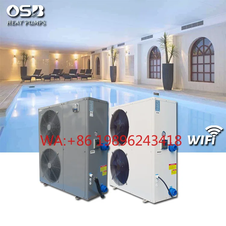 

24kw 28kw 170000btu Inverter Wifi Smart Water Heaters Swimming Pool Spa Pond Heater Cooler Heat Pump Bomba De Calor Piscina