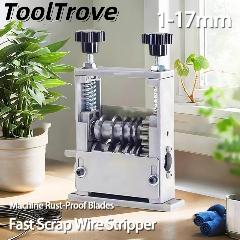 

Small Manual & Electric Wire Stripper - Semi-Automatic Universal Scrap Copper Wire Peeling Machine Household Use