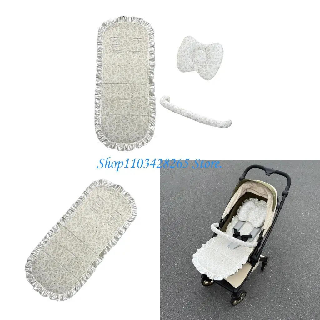 

Strollers Accessory Machine Washable Cooling Cushion Mat Universal Lightweight Foldable Pram Cart Pad G2TE