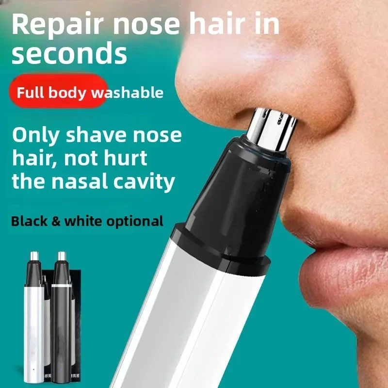 جديد المحمولة الكهربائية الأنف الشعر المتقلب USB قابلة للشحن الأنف الشعر المتقلب للجنسين الأنف تجويف الأنف إزالة الشعر #6