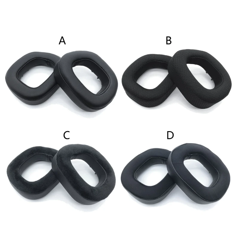 

1 Pair Ear Pads Earpads Headphone Ear Cushion for HS80 RGB Headphone Replacement