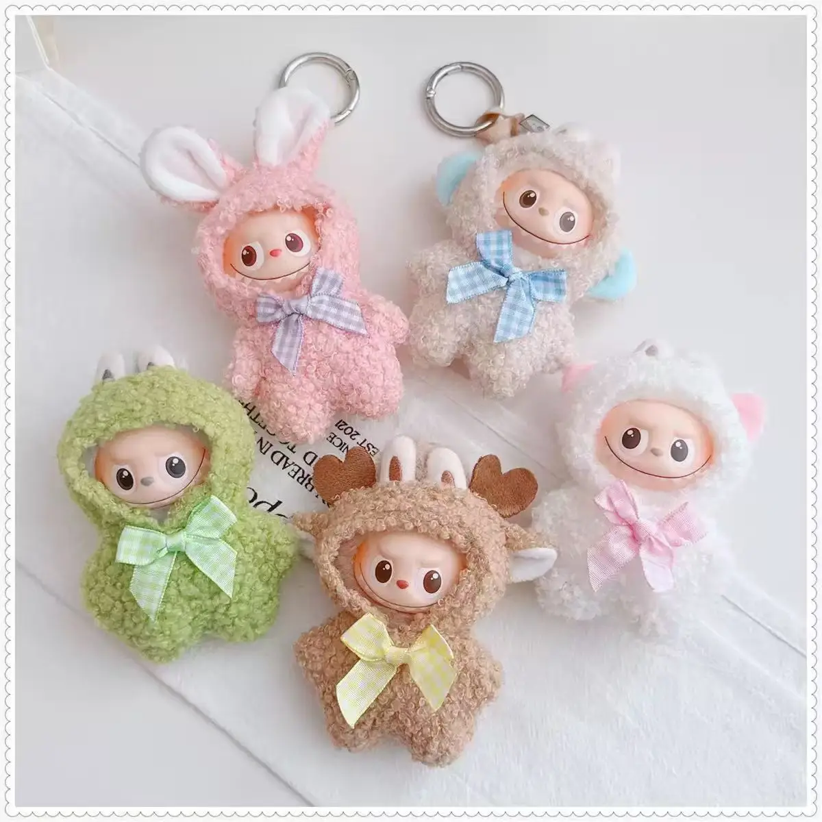 

Одежда для Mini Labubu V4, плюшевая одежда, одежда для версии Labubu 4,0, булавка для аксессуаров серии Love