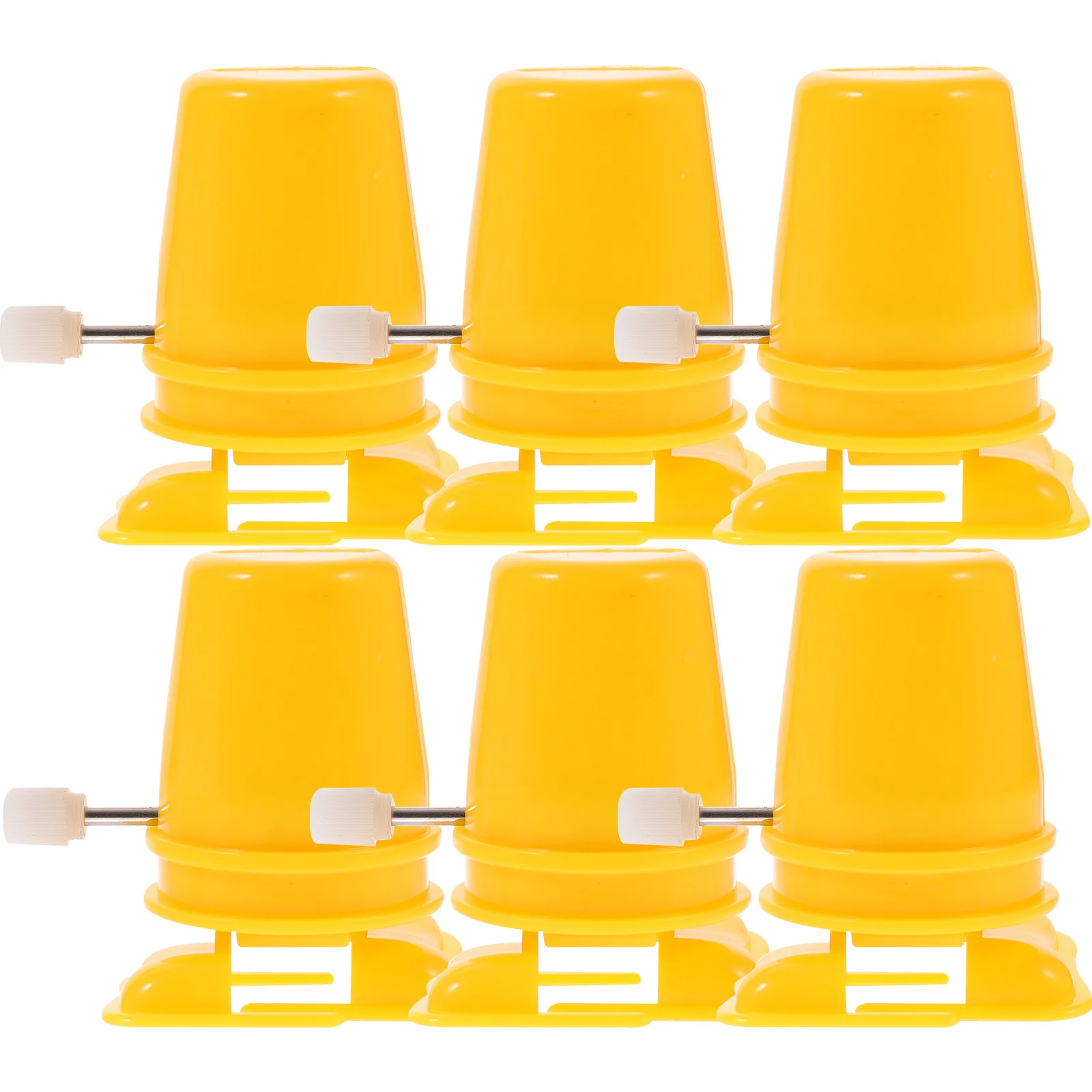 6 個のプラスチックムーブメント DIY アクセサリー用ミニ巻き戻し部品修理フィッティングおもちゃモデル時計仕掛けのロボット交換用