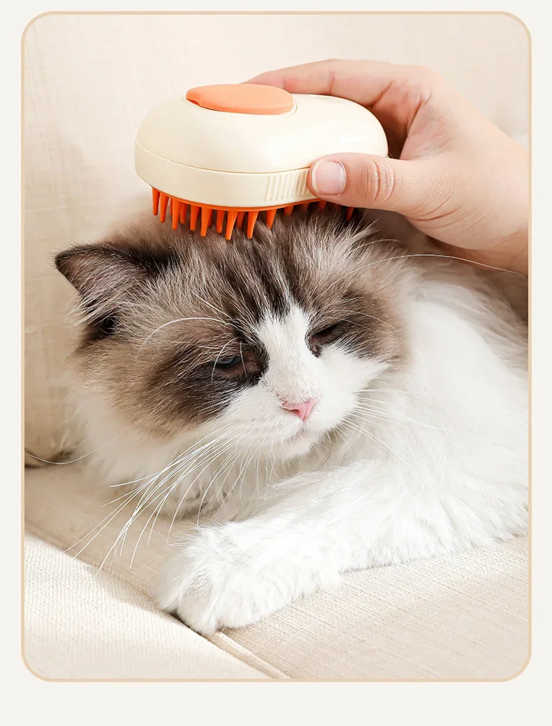 Pet spray cleaning hair removal comb spray massage comb