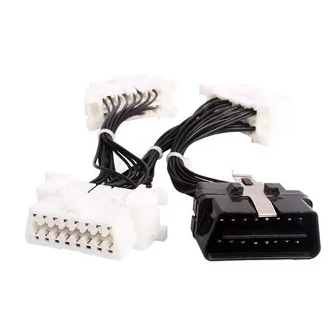Новый OBD2 16-контактный OBDii OBD 2 удлинительный кабель-разветвитель Один штекер на три гнезда Y-кабель Разветвитель OBD2 Удлинительный кабель OBD2