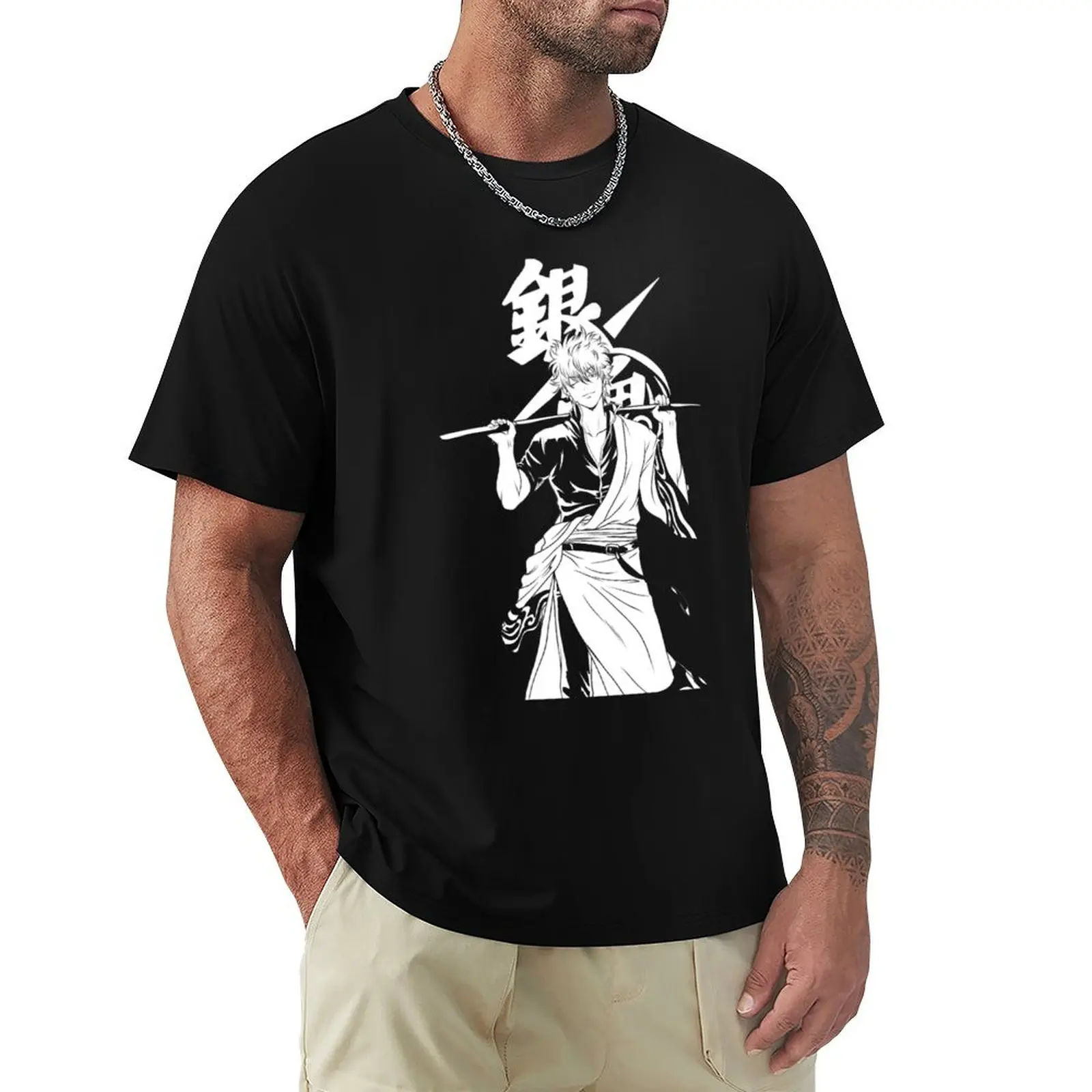 GINTOKI T-Shirt man t shirt luxury T-Shirt