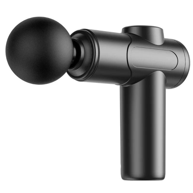 ABUU-Deep Muscle Massage Gun Mini Compact Sports Massager Equipped With 4 Massage Heads 6 Speed Settings