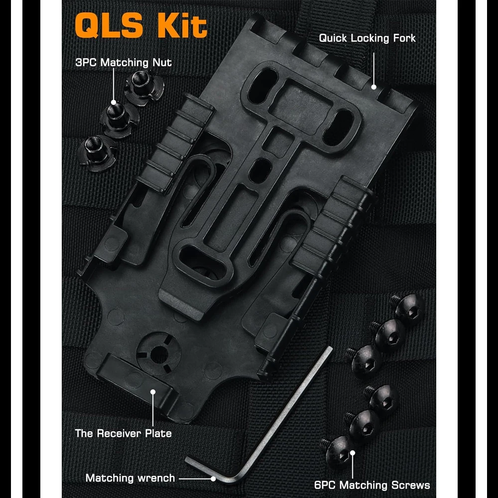 Adaptador QLS modular para funda táctica con plataforma pierna caída - imagen 2