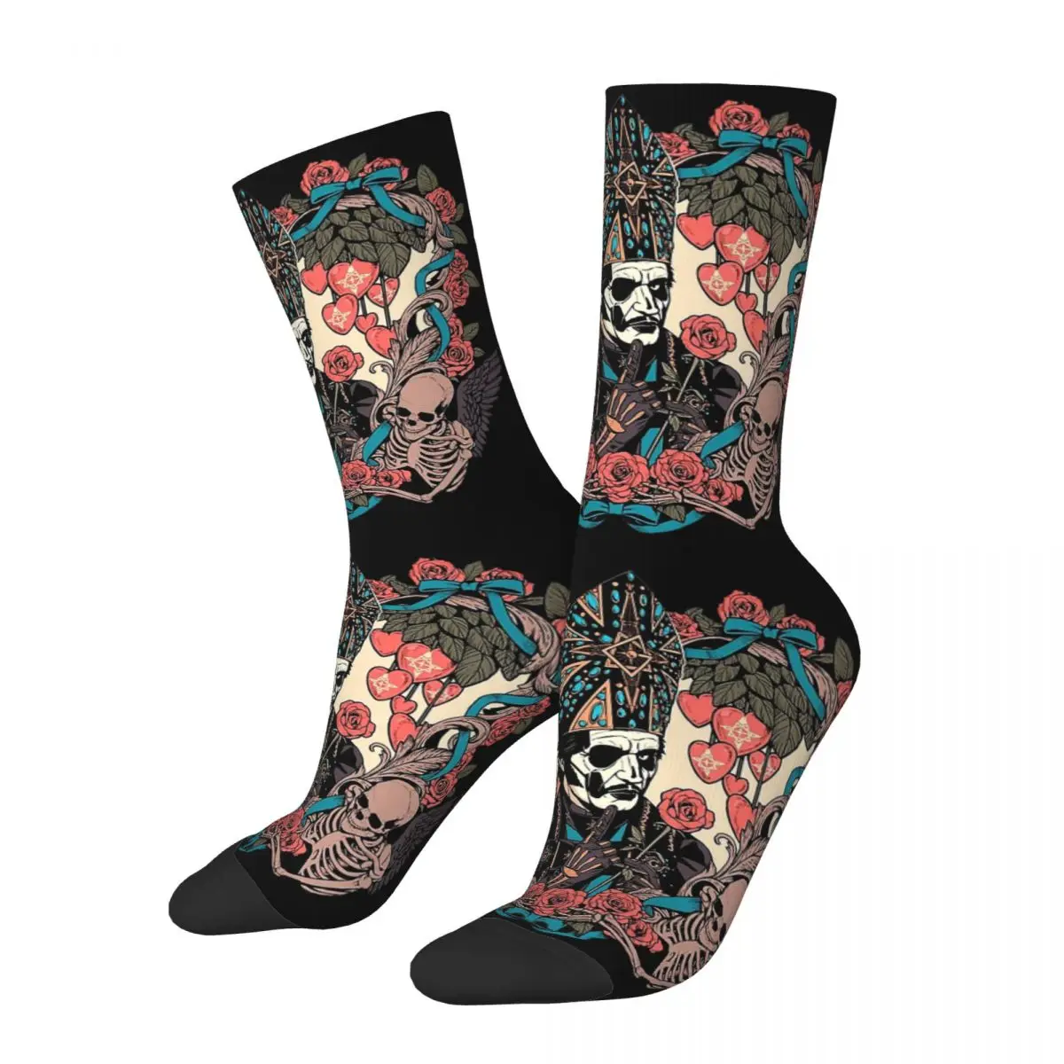 Ghost Spooky Lover Orang Tua Badut Men Women Socks Cycling Novelty Spring Summer Autumn Winter Stockings Gift