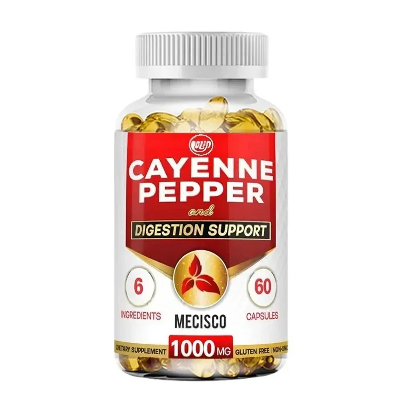 

6-in-1 Chili Capsule, Containing Ginger Root, Beetroot, Etc. To Support Digestive System, Immune System, And Joint