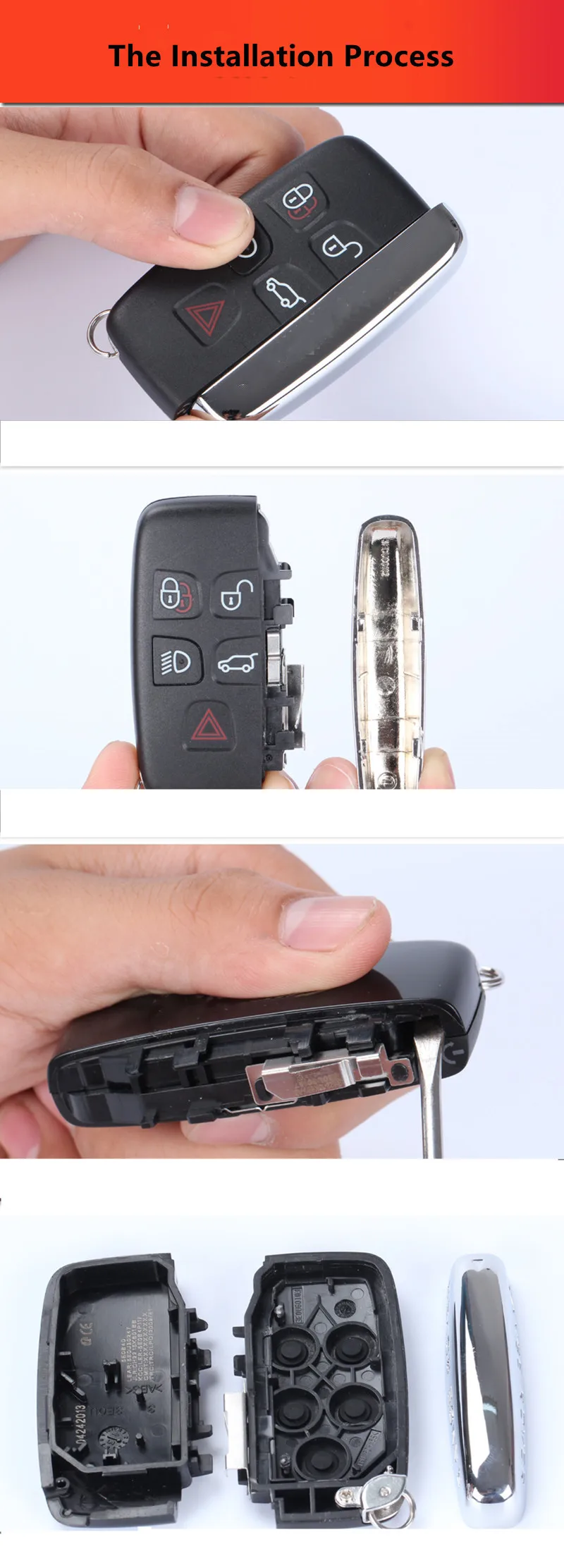 Fernbedienung Auto Schlüssel Ersatz Shell Für Range Rover Sport Evoque Freelander Discovery 4 LR2 LR4 A9 XE XJ XJL XF XFL Auto Zubehör – Detail 8