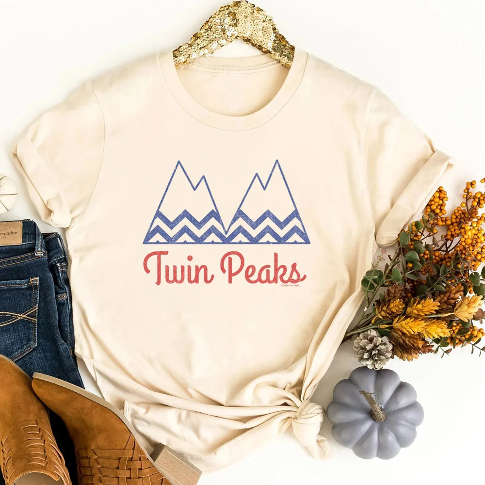 Twin Peaks t-shirt shoujo streetwear dollette y2k scene  gyaru t shirt Psychedelic y2k korean fashion