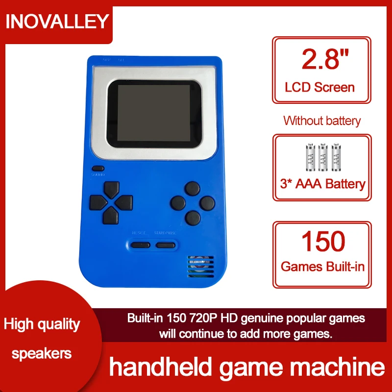 

Digi Valley Youth handheld game console with 150 built-in small games for outdoor convenience and portable small game console