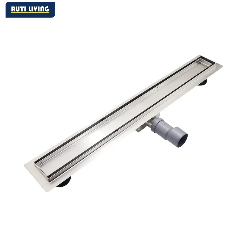 Invisible Floor Drain 304 Stainless Steel Gold Hidden Extended Floor Drain Anti-Odor Shower Drain Bathroom Accessories Drainer