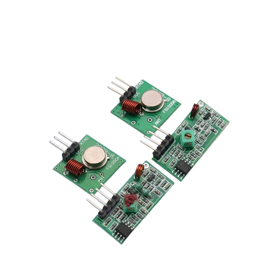 315 433 Mhz 315Mhz 433Mhz RF Transmitter And Receiver Link Kit for Arduino Wireless Remote Control Module Voltage Module Board