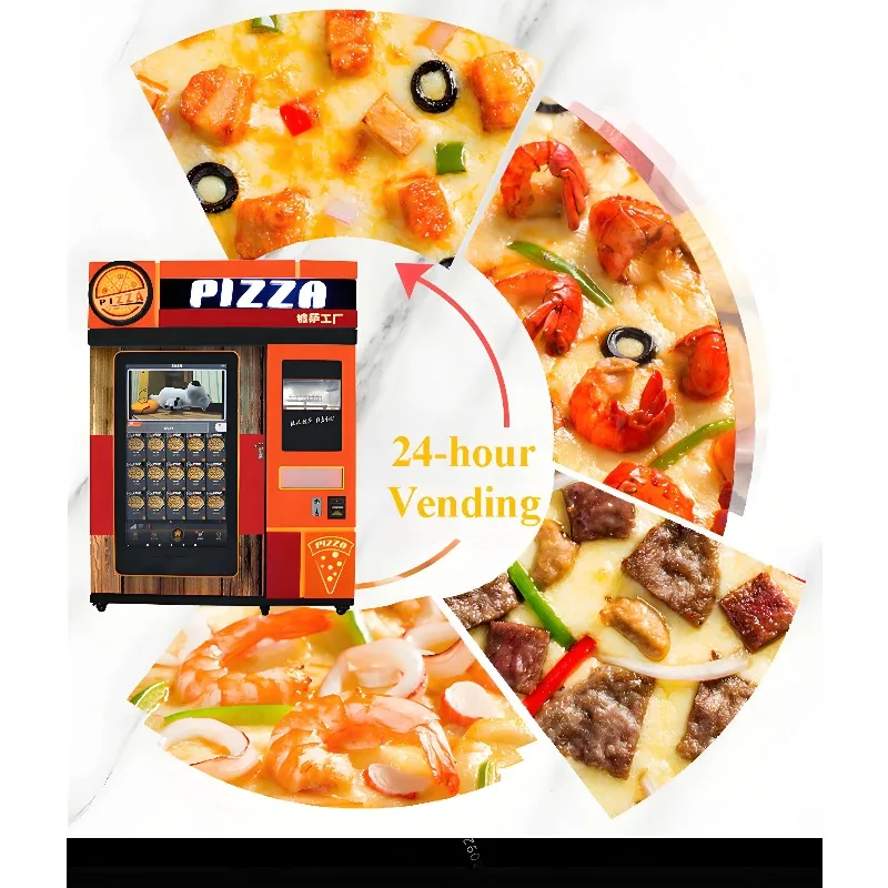 Automatic Pizza Retail Machine for Shopping Centers Food Courts and Commercial Self Service Locations