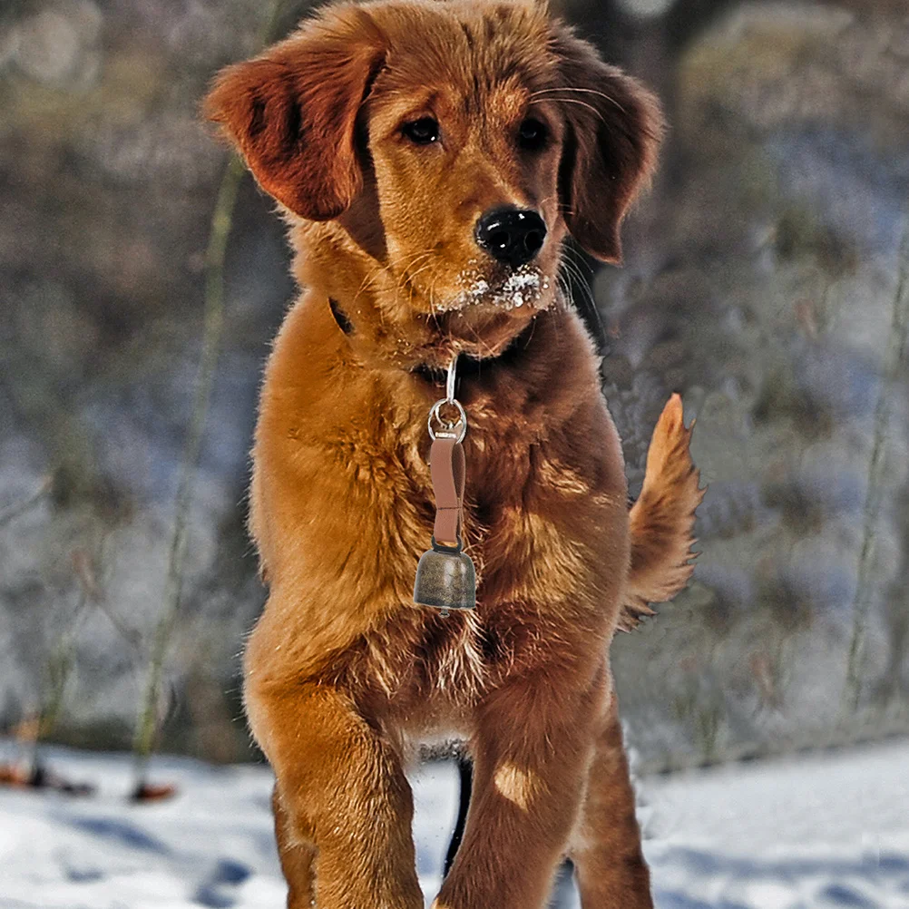 

6Pcs Vintage Copper Bell for Livestock and Pets Clear Sound Long Lasting Practical for DIY Crafts Outdoor Bell