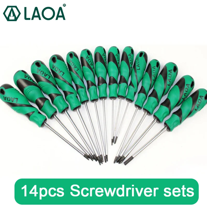 LAOA 14pcs Special-shaped Screwdriver Triangle Screwdriver Y-type Screwdriver Special Screwdriver