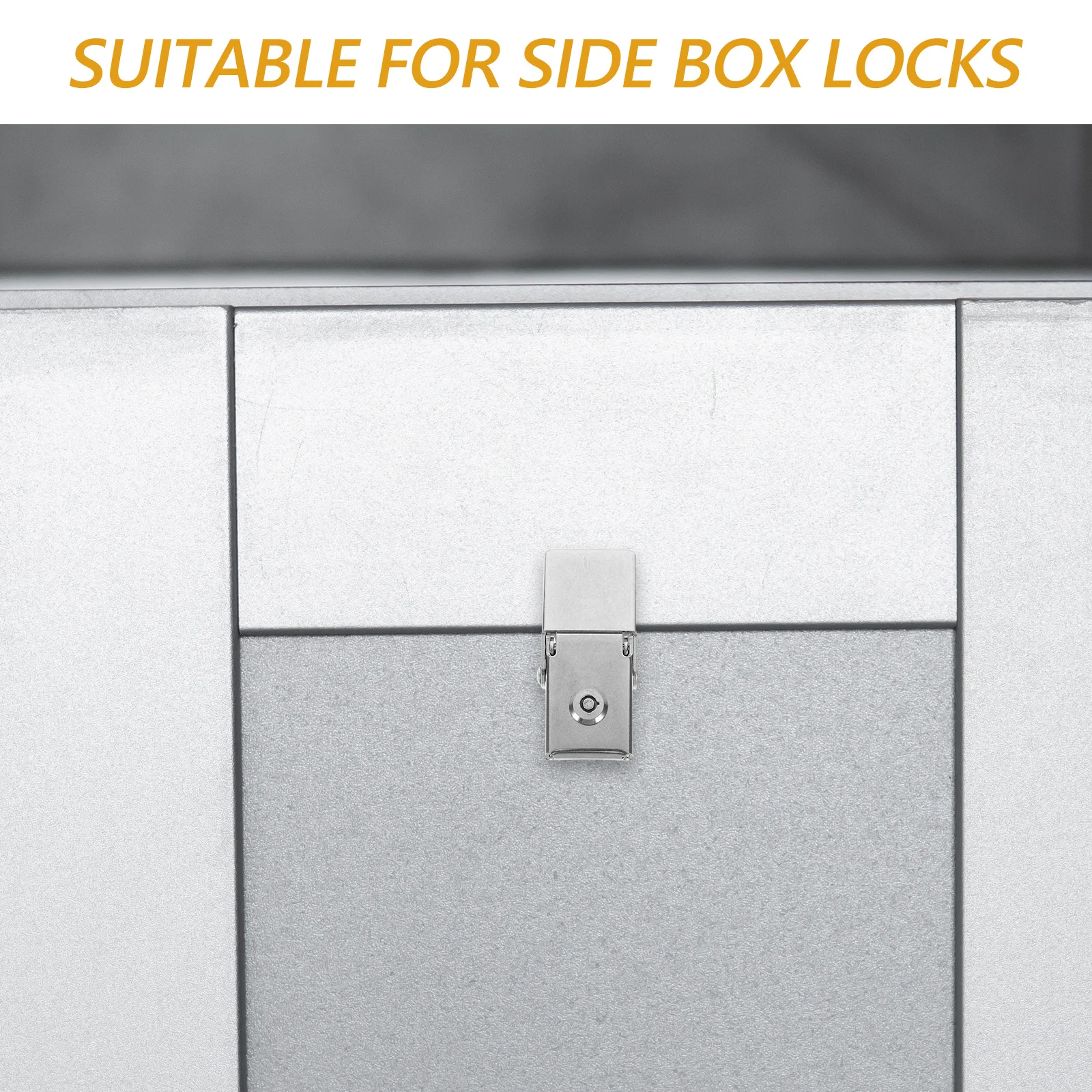 

1Set Heavy Duty Motorcycle Side Box Lock Stainless Steel Electric Scooter Tool Box Latch Replacement Secure Fit for Rear Top