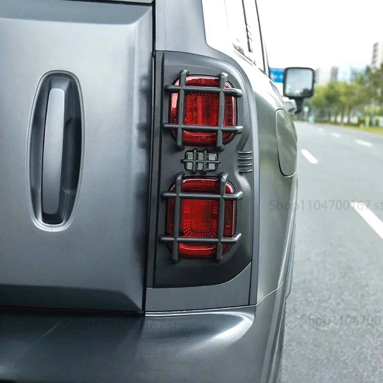 

New! For Haval H9 MKII 2024 2025 Car Tail Light Cover ABS Anti-Colission Headlight Protective Cover Lamp Hoods Exterior Accessor