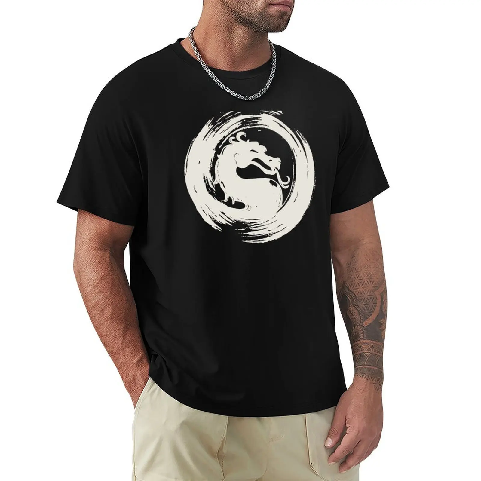 Mortal Brush T-Shirt Basic Comfort Fit T-Shirt for Men