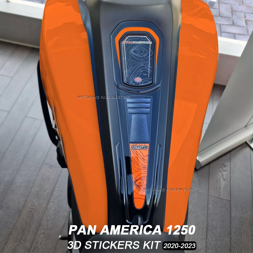 Pan America 1250 Kit Tank Stickers 3d motorcycle Waterproof Anti-slip For Harley Davidson Pan America 1250 2020-2023