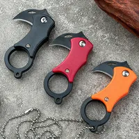 Claw Shaped Tool Knife Pocket Portable Small Folding Knife Stainless Steel Outdoor Fishing Cutting Rope EDC Tool