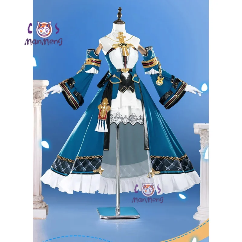 

Игра Honkai Impact 3rd Тереза Апокалипсис Косплей Костюм Колaborтор Костюм Великолепное Платье Шляпа Опора Хэллоуин Вечеринка Женский Наряд