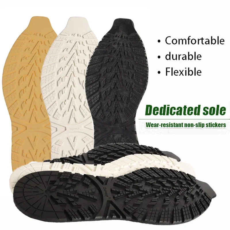 Rubber Soles Insoles for Repair Men Shoes Sole Anti Slip Ground Grip Outsoles Replacement Protector Soling Sheet Material Patch