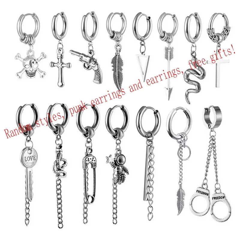 Cosplay Cute Cat Ears Ornamenti per capelli Cat Lady Beast Ears Fasce Accessori Punk Cross Nappa Orecchini Stud